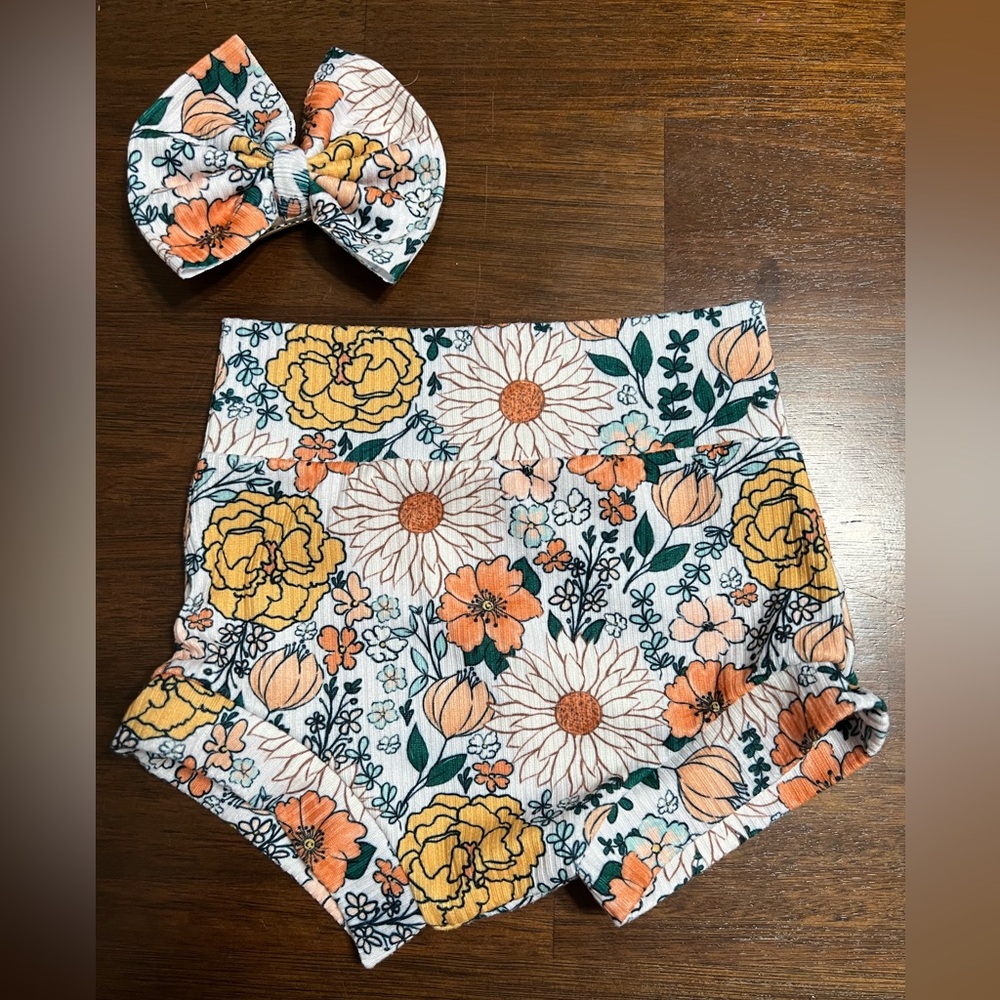 Bummie and bow set